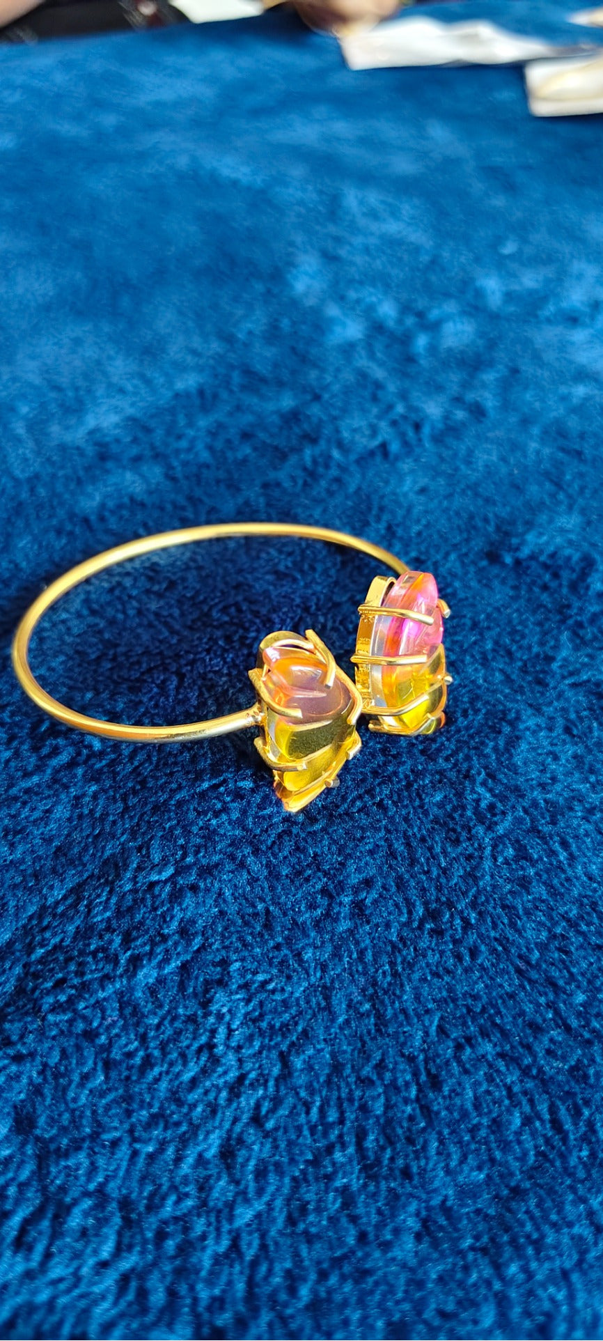 Aurora Wings Cuff Bracelet – real photo 1