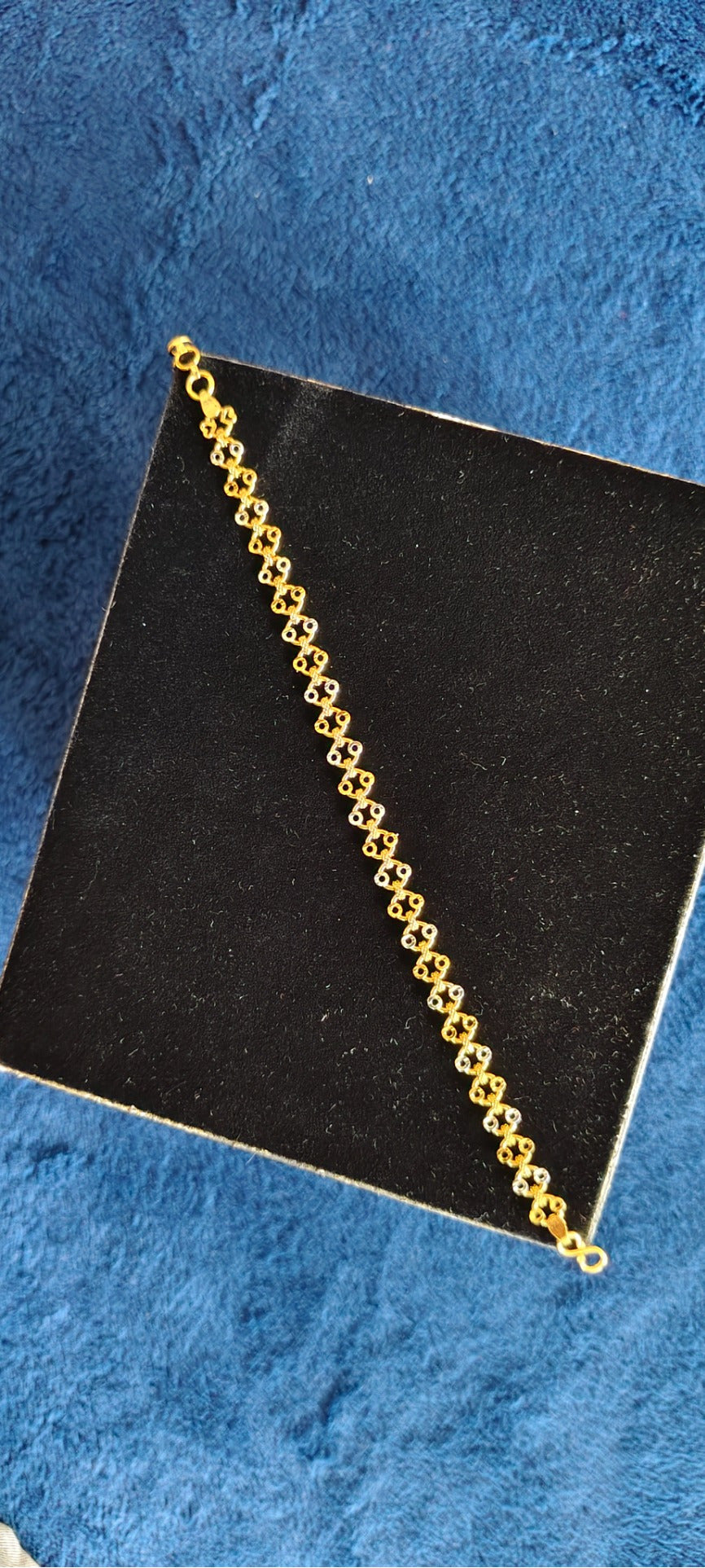 Aurelia Two-Tone Link Bracelet – real photo 1