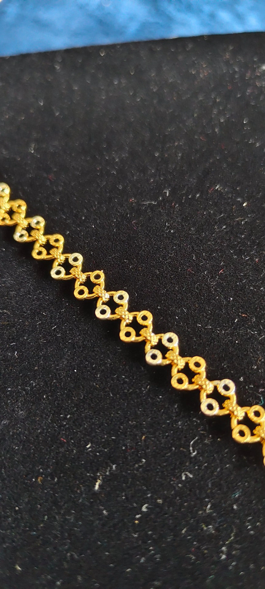 Aurelia Two-Tone Link Bracelet – real photo 3