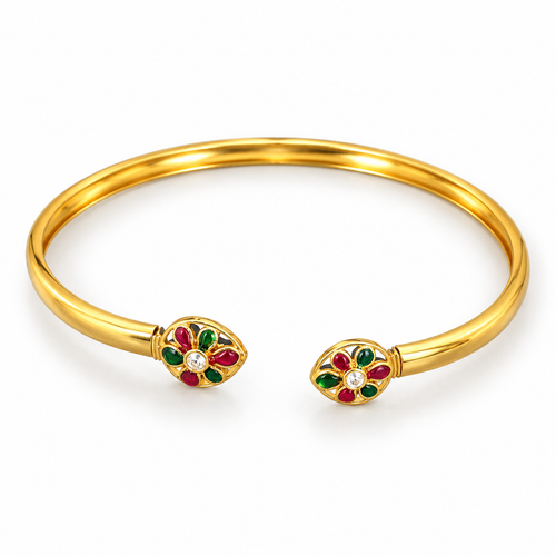 Amara Floral Cuff Bracelet