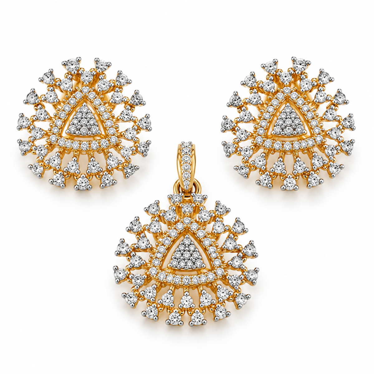 Seraphine Radiance Pendant & Earring Set