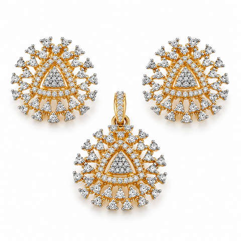 Seraphine Radiance Pendant & Earring Set