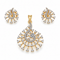 Mayura Radiance Pendant & Earring Set
